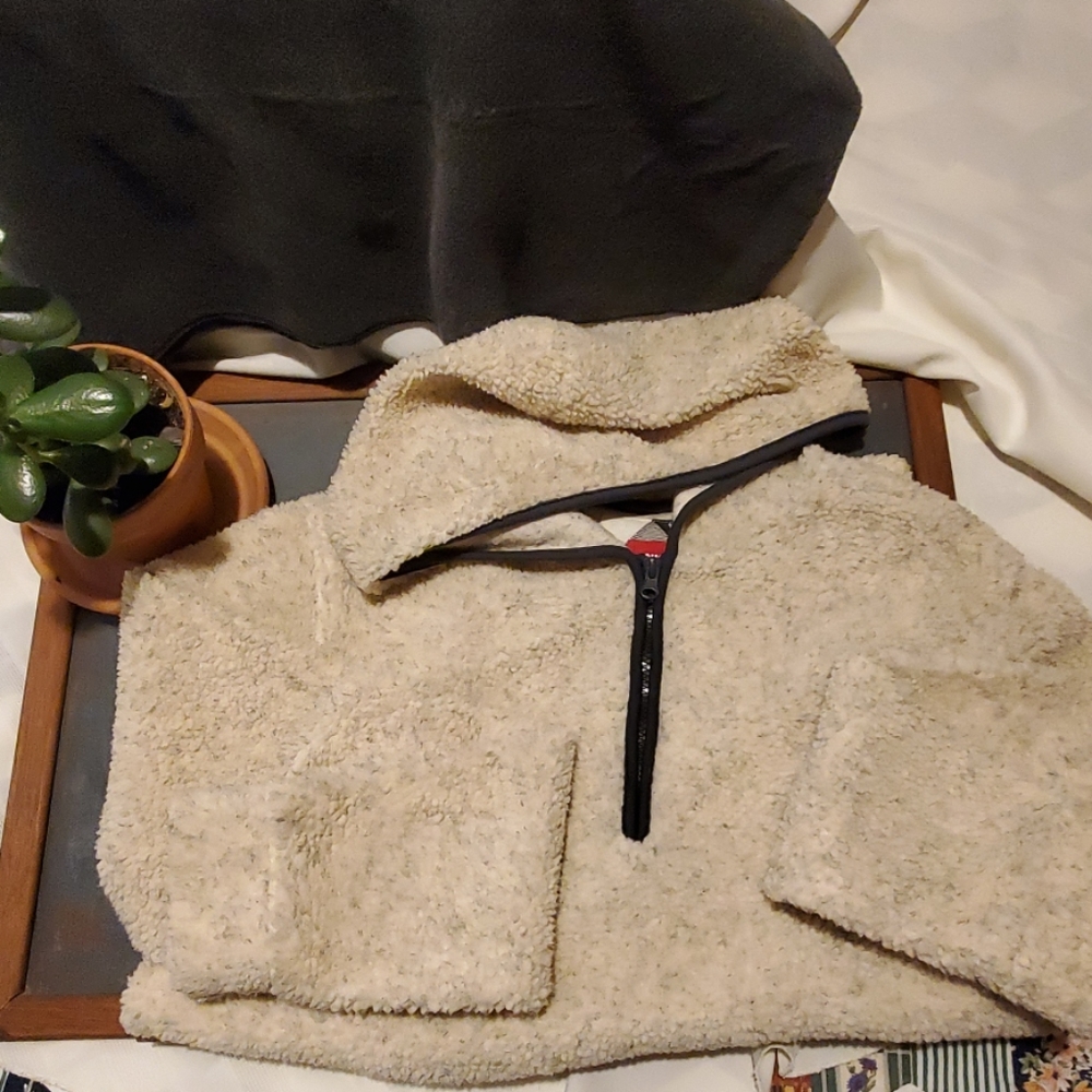 fuzzy sweater